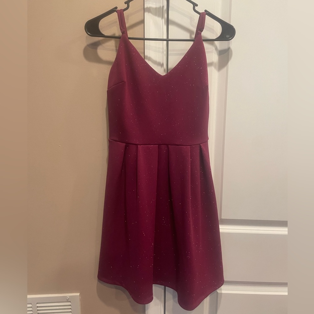 Emerald Sundae mauve medium sparkle dress. Prom, ball, bridesmaid.